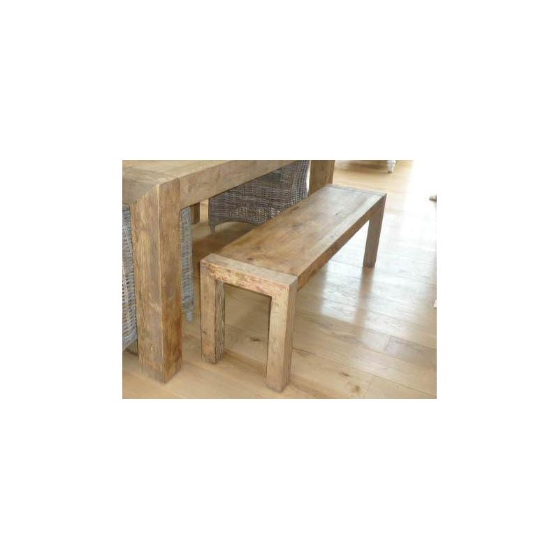 1.8m Reclaimed Elm Chunky Style Backless Bench